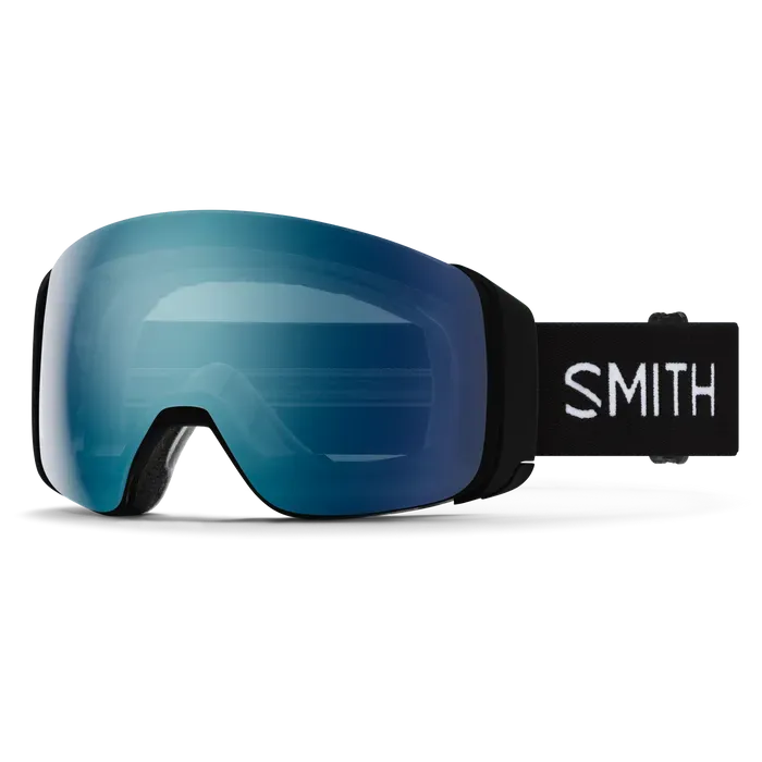 Smith 4D MAG Ski Goggles, Color - Lens: Noir - CPE Bleu Miroir et Bleu Sensor Storm Miroir