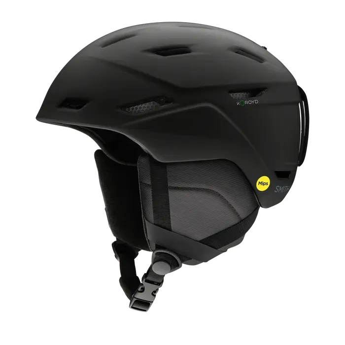 Smith MISSION MIPS Helmet, Color: Noir Mat, Size: S