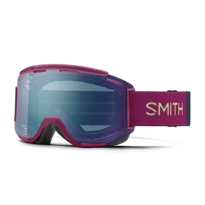 Smith SQUAD MTB Bike Goggle, Color - Lens: Baie - CPE Bleu Miroir et Clear Anti-Buée