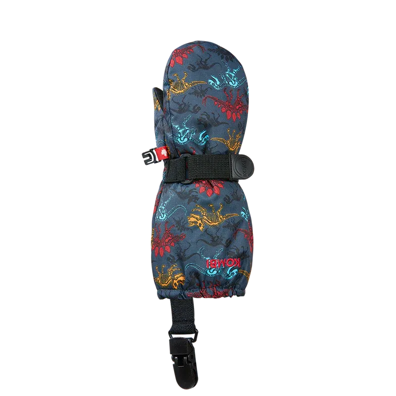 Kombi HE CRAZY CARIBOO Children&#39;s Mittens, Color: Dino Relics, Size: S