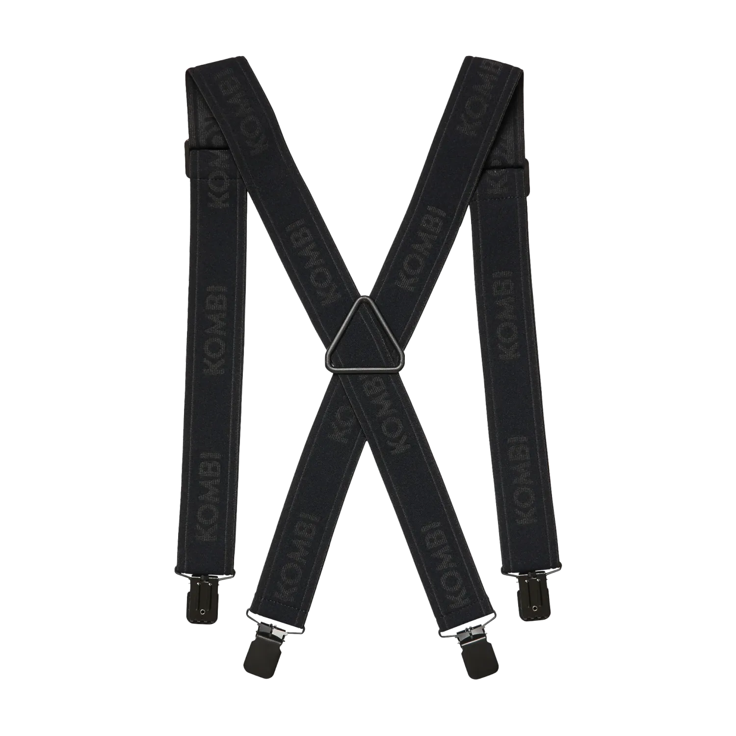 Kombi Adult Suspender Suit WIDE Black