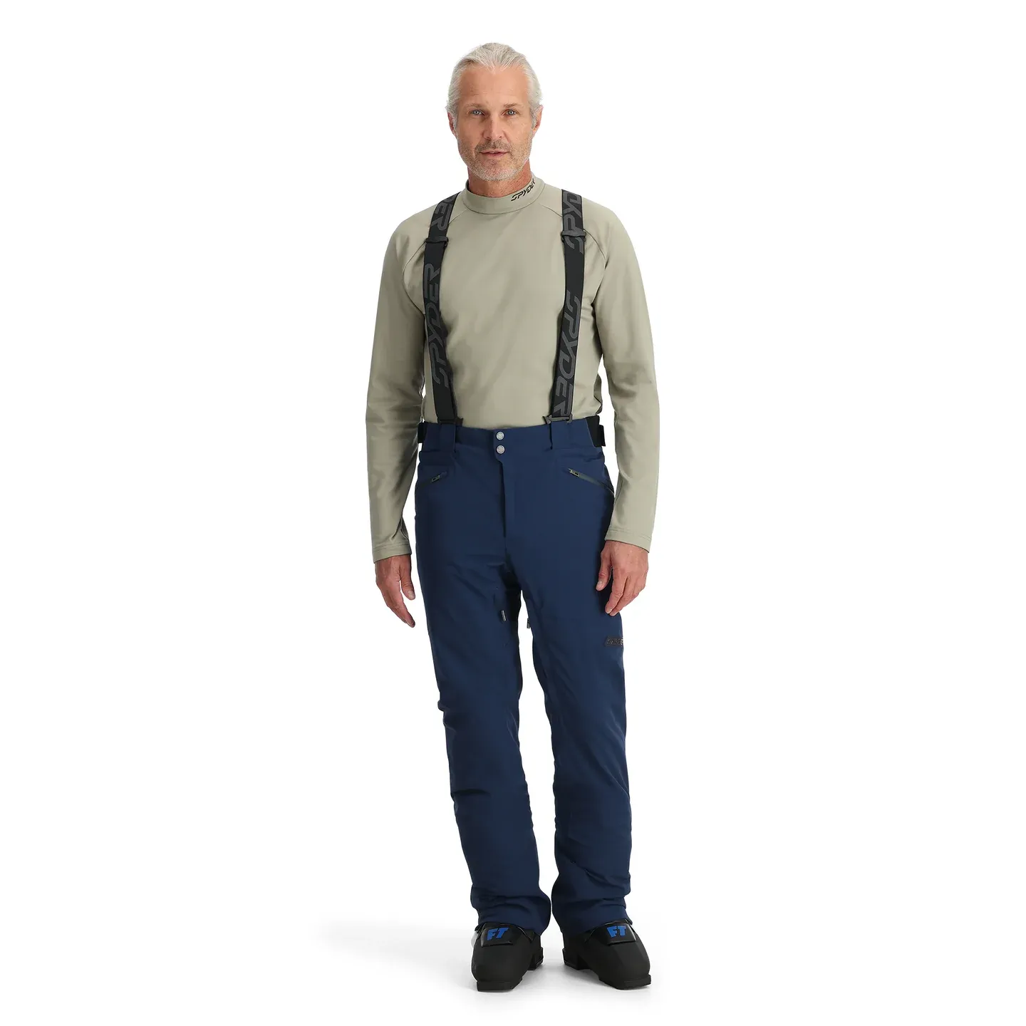 Spyder BORMIO Men&#39;s Snow Pants, Color: Bleu acier, Size: S
