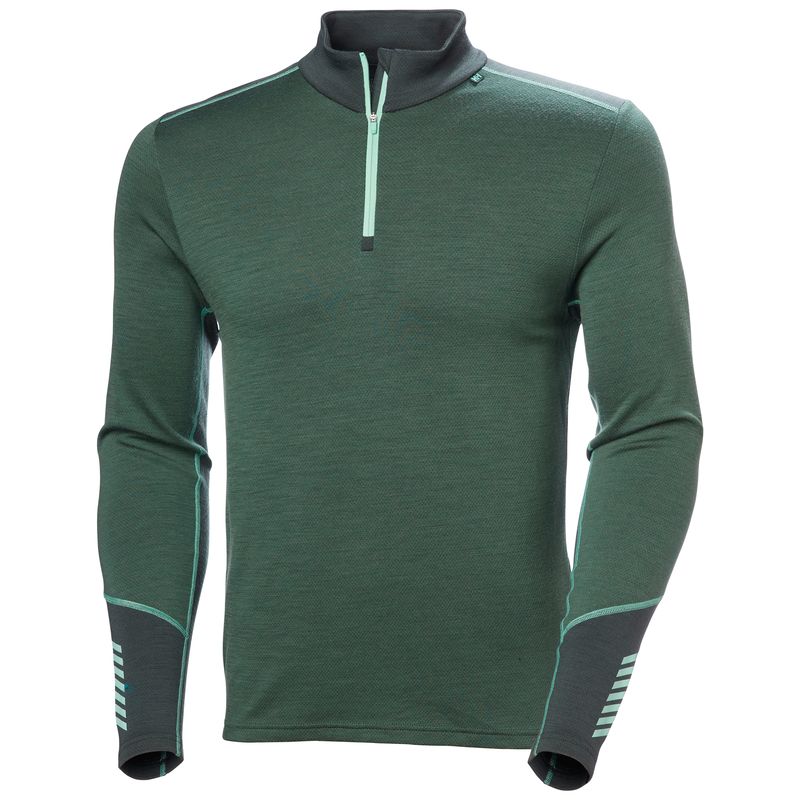 HH LIFA MERINO MIDWEIGHT 1/2 ZIP Men&#39;s Baselayer Shirt