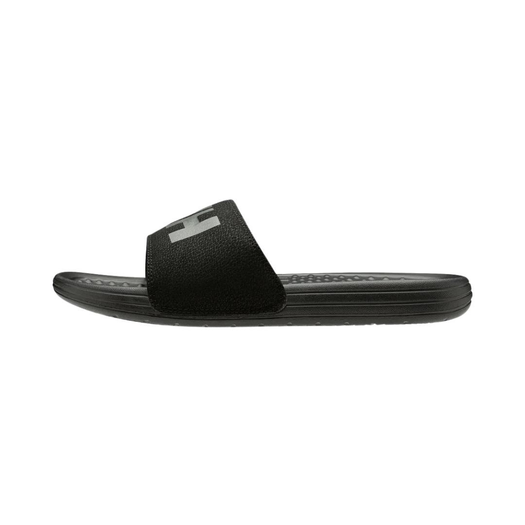 HH SLIDE Men's Sandals, Color: Noir/Métal, Size: 7