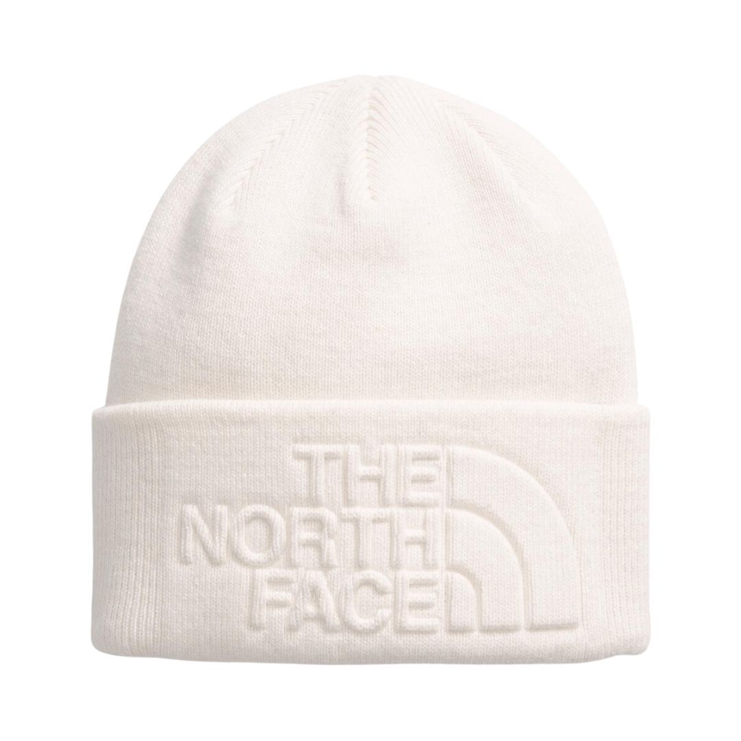 TNF URBAN EMBOSSED Adult Beanie, Color: Blanc Dune