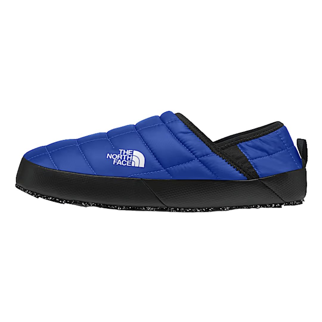 TNF Thermoball Traction Mule V Men&#39;s Slipper, Color: Navy Blue/White, Size: 7