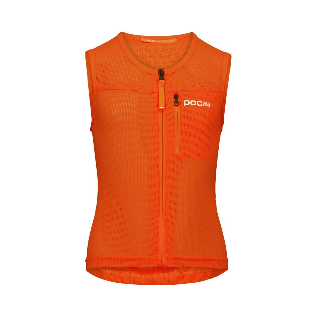 POC junior protective jacket POCITO VPD AIR, Color: Orange Fluorescent, Size: S
