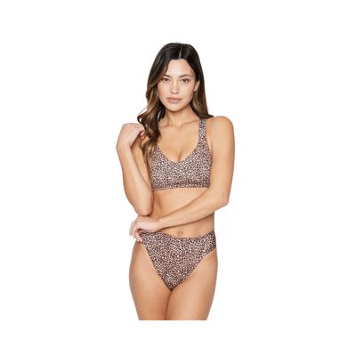 Hurley MAX LEOPARD Moderate Coverage Bikini Bottom
