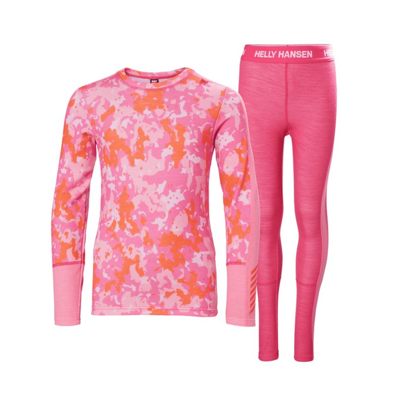 HH GRAPHIC LIFA MERINO Junior Baselayer Kit