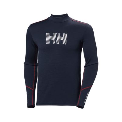 HH LIFA MERINO MIDW LOGO Men's Baselayer Collar Top
