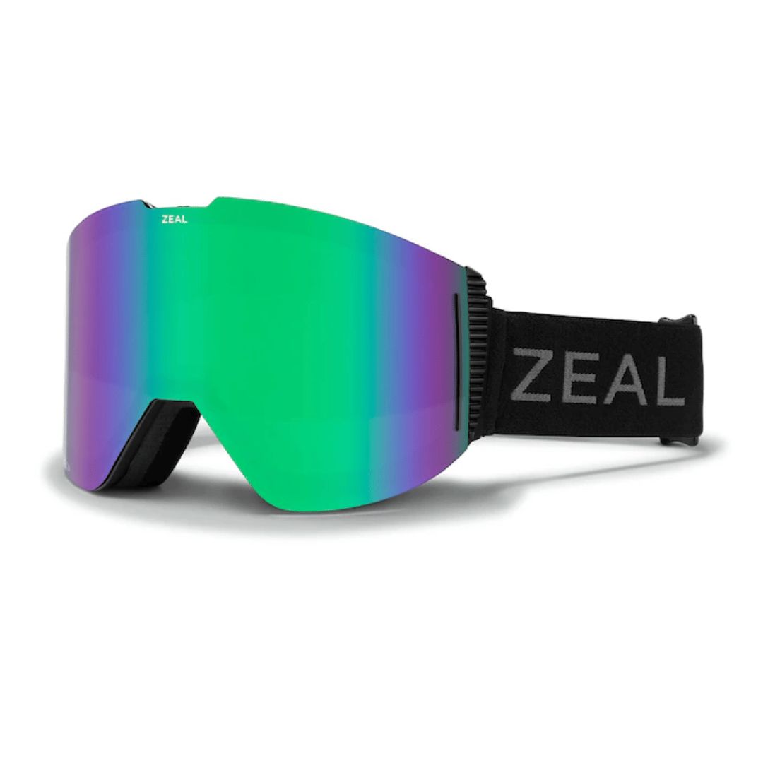 Zeal LOOKOUT ski goggles, Color - Lens(es): Noir Nuit - Jade Polarisé et Bleu Ciel Miroir