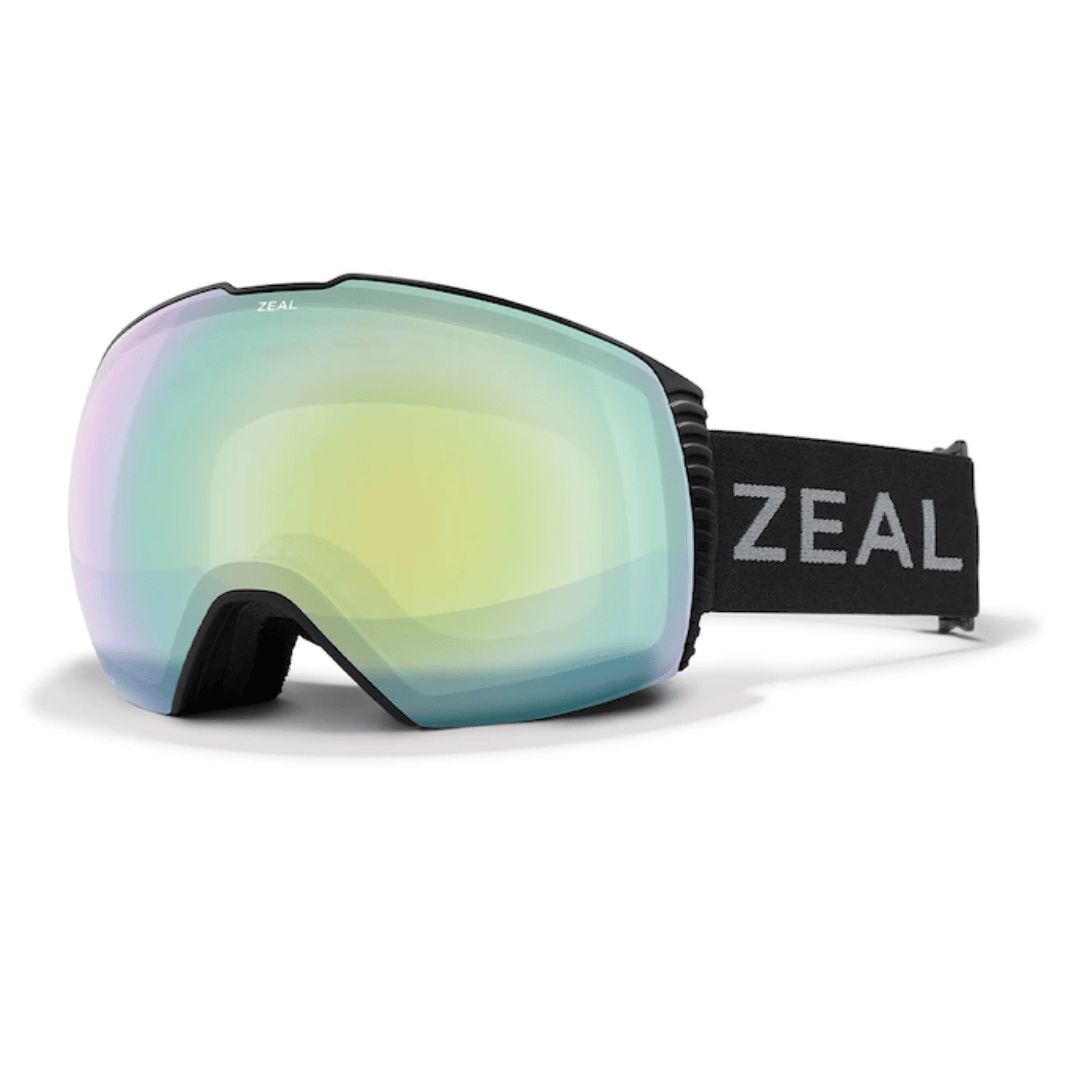 Zeal CLOUDFALL Ski Goggles, Color - Lens(es): Noir Nuit - Alchimie et Bleu Ciel Miroir