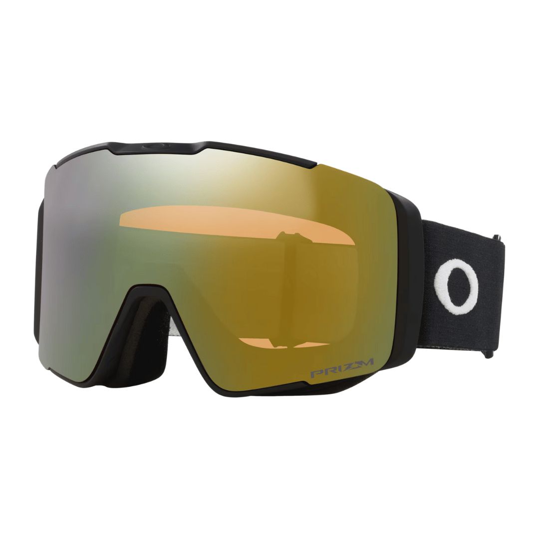 Oakley LINE MINER M PRO Goggles, Color - Lens: Noir Mat - Prizm 24k et Clear