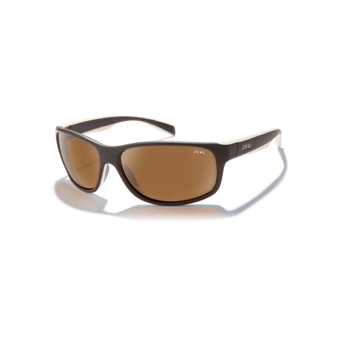 Zeal SABLE Sunglasses, Color - Lens: Brun Khaki Mat - Copper