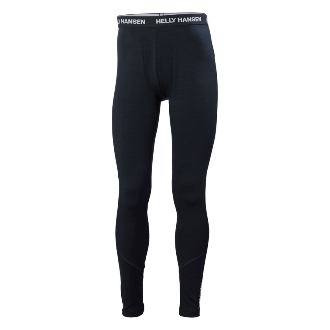 HH LIFA MERINO MIDWEIGHT Men's Baselayer Bottom, Color: Bleu Marin, Size: S