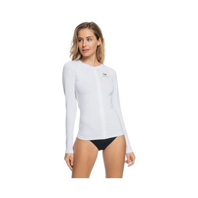Roxy ESSENTIALS Women's Longsleeves Zipped Rashguard UPF 50