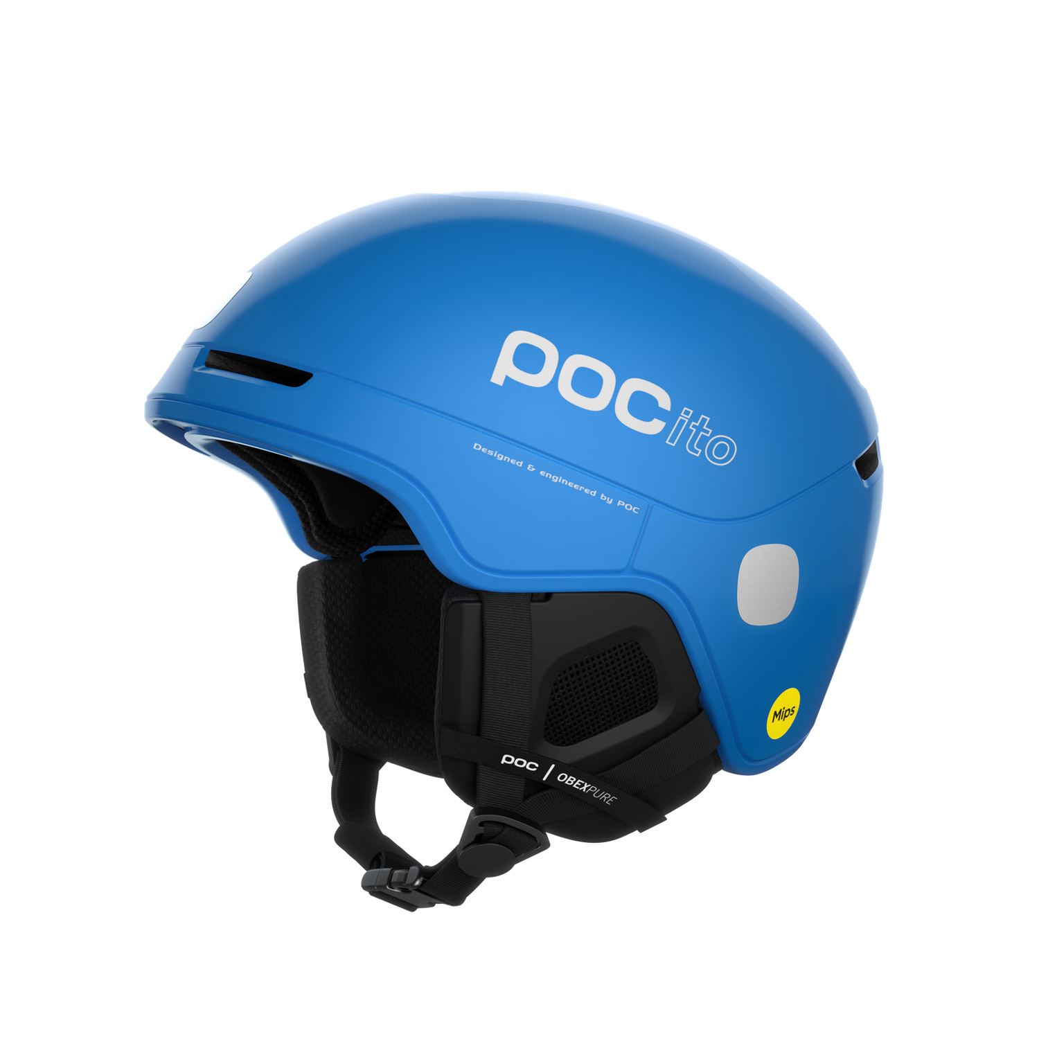 POC POCITO OBEX MIPS Helmet, Color: Bleu Fluo, Size: XXS
