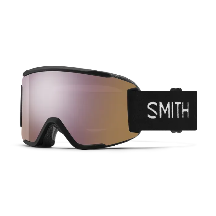 Smith SQUAD S Goggles, Color - Lens: Noir - CPE Rose Gold Miroir et Transparent