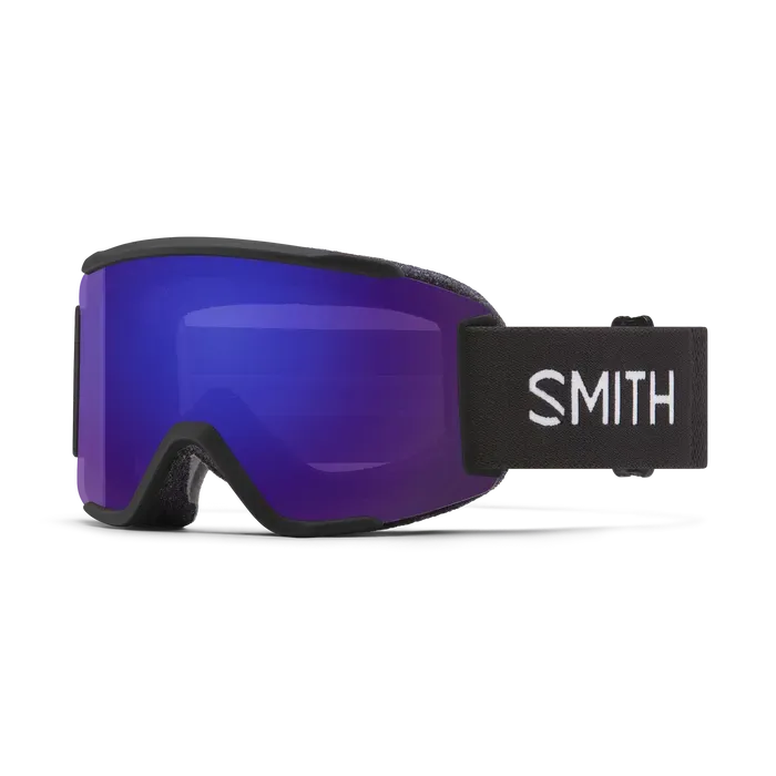 Smith SQUAD S Goggles, Color - Lens: Noir - CPE Violet Miroir et Clear