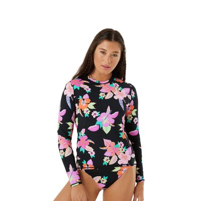Roxy WANDERLUST SEA SKIPPIN Women's Longsleeve Rashguard