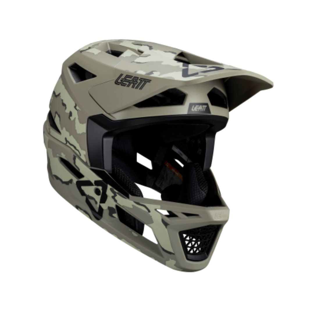 Leatt MTB GRAVITY 4.0 Full Face Helmet, Color: Mojitos, Size: M/57-58cm