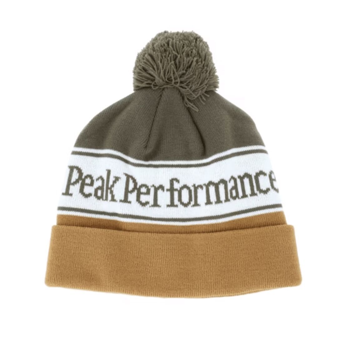 Peak POW Pompom Beanie, Color: Sable Sierra