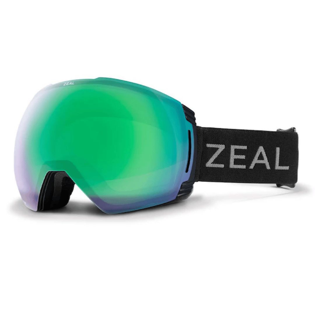 Zeal CloudFall XL Ski Goggles, Color - Lens(es): Noir Nuit - Jade et Bleu Ciel Miroir