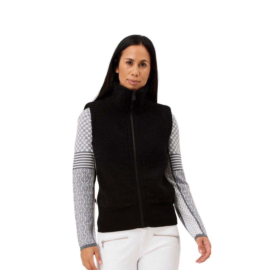 Krimson EMBER Sleeveless Fleece Jacket, Color: Noir, Size: S