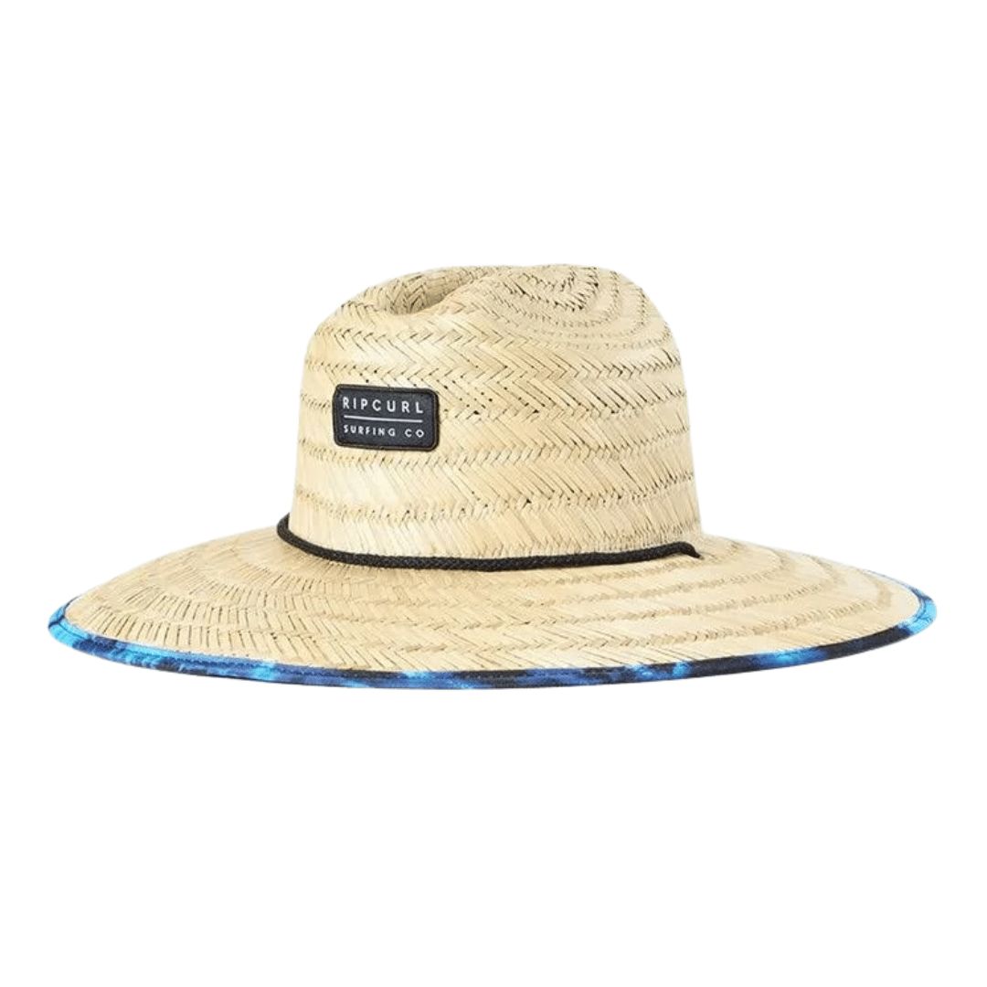 RipCurl MIXED Straw Hat, Color: Bleu, Size: S