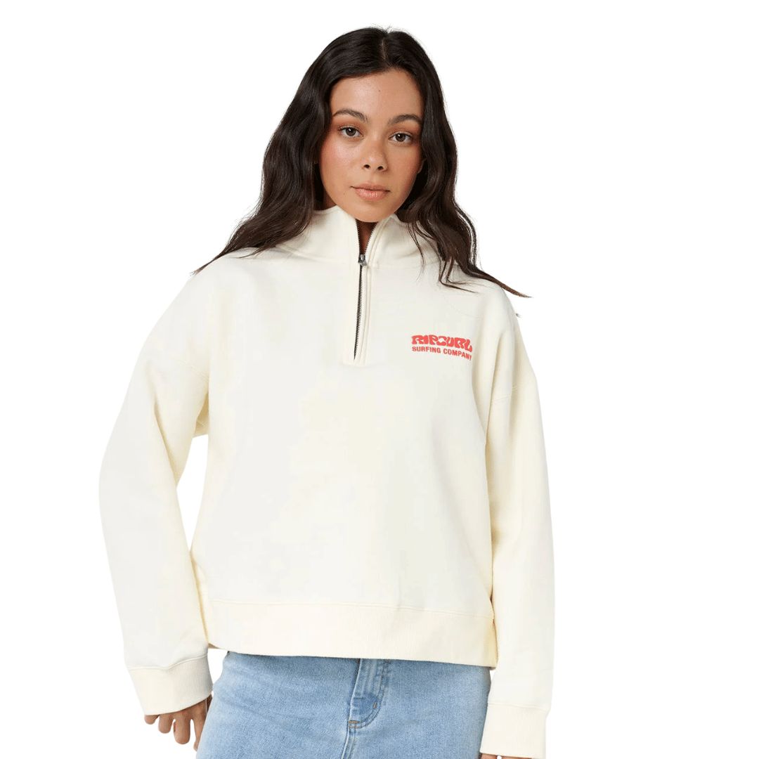 RipCurl SURF PUFF Women's 1/4 Zip Longsleeve Shirt