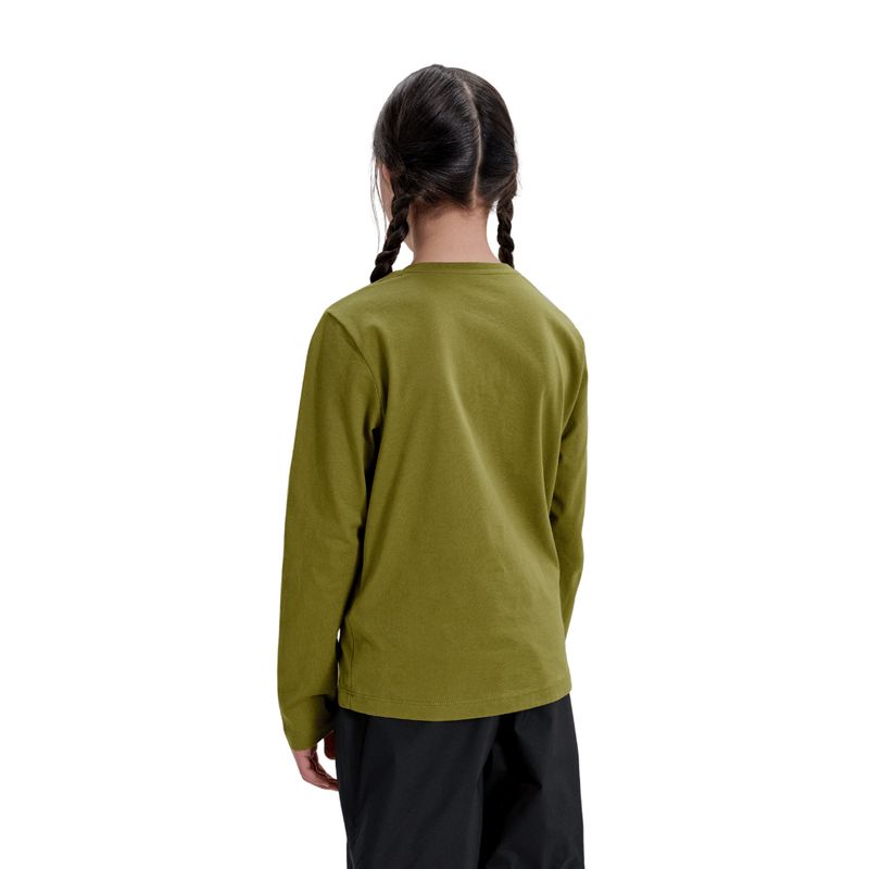 POC POC TEE Jr Longsleeve T-Shirt Olivine Green - 8/10