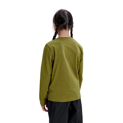 POC POC TEE Jr Longsleeve T-Shirt Olivine Green - 8/10
