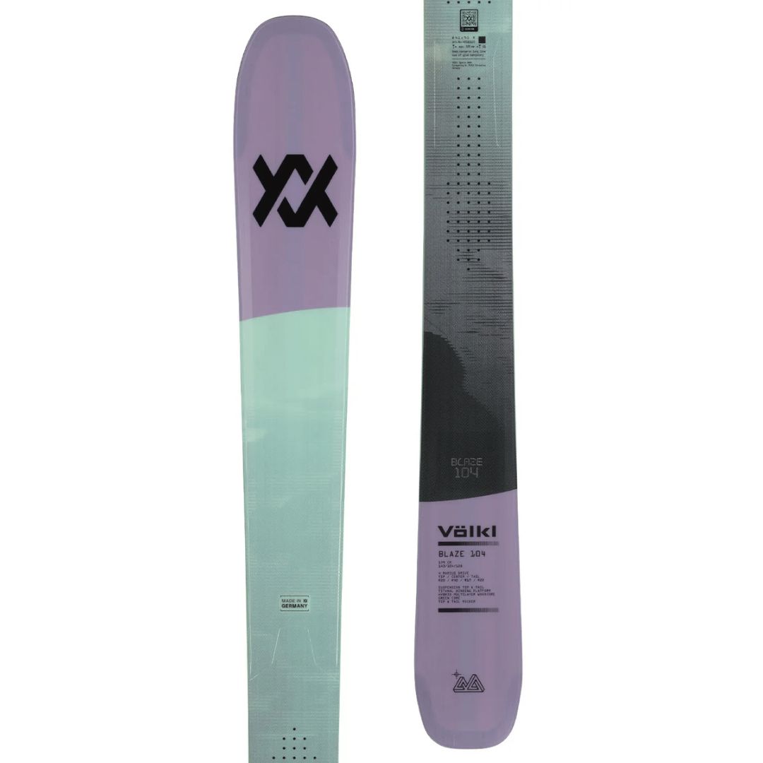 Volkl Blaze 104 Limited版 186cm 専用スキン付 Volkl skis Blaze 104 Purple