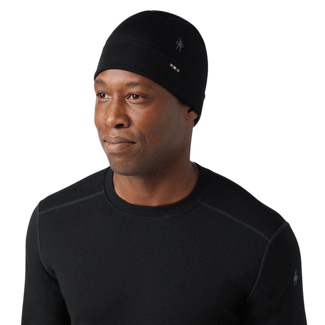 Smartwool THERMAL MERINO Reversible Beanie, Color: Black