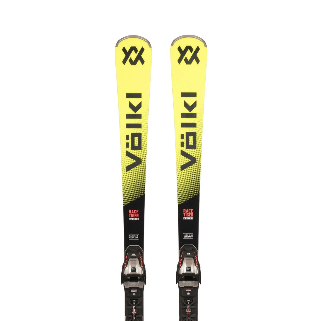Volkl RACETIGER SL MASTER Skis + COMP16 GW RED