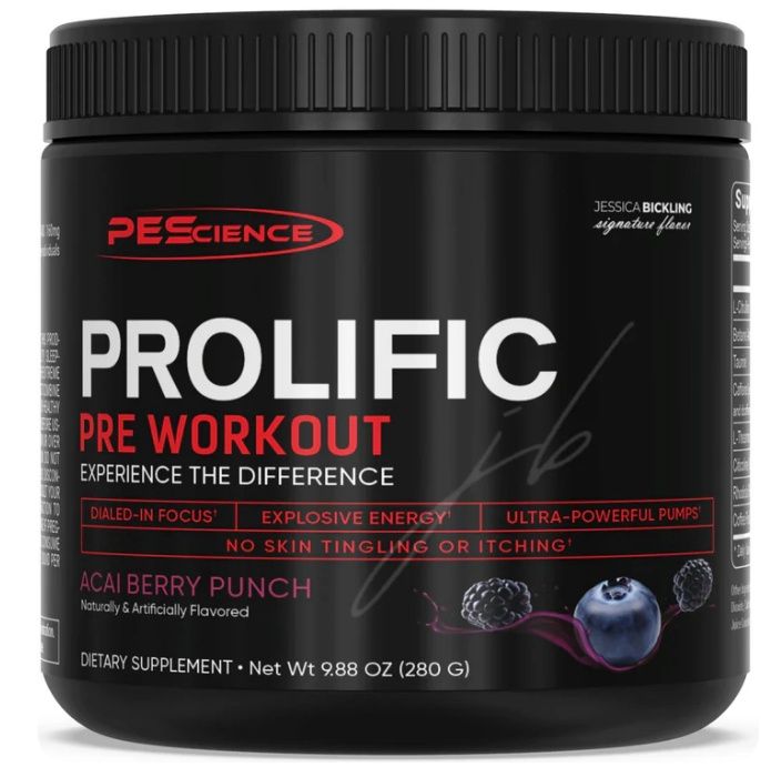 Prolific, Flavors: Acai Berry Punch