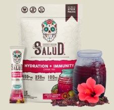Salud Hydration Bag, Flavors: Jamaica