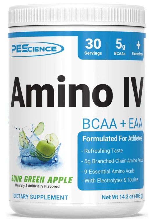 Amino IV, Flavors: Sour Green Apple