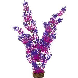 GloFish Plant Aquarium Décor  Purple and Pink Extra-Large  Fluorescent Under Blue LED Light