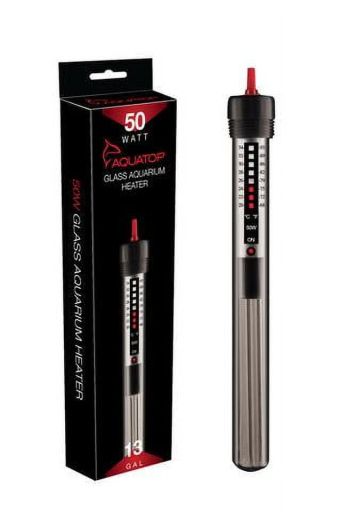 AQUATOP GH-50W 50 Watt Aquarium Submersible Glass Heater
