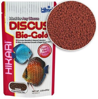 Hikari USA Discus Bio-Gold Sinking Pellets Fish Food 2.82 oz