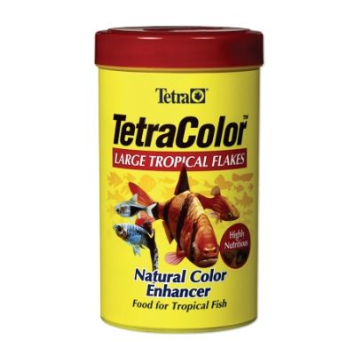 Tetra TetraColor Tropical Flakes with Natural Color Enhancer  2.82 oz