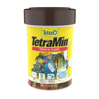 Tetra TetraMin Tropical Flakes  Nutritionally Balanced Fish Food  0.42 oz.