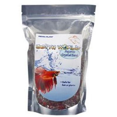 Penn-Plax BWD12 Crystal Sand - White &amp; Red