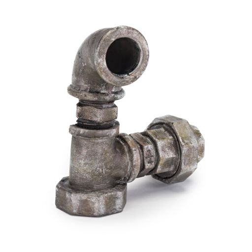 Penn-Plax Deco-Replicas Pipe Hideaway Aquarium Decoration - Small Resin 4.5”H