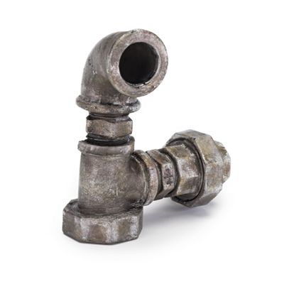 Penn-Plax Deco-Replicas Pipe Hideaway Aquarium Decoration - Small Resin 4.5”H