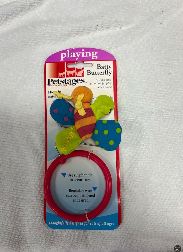 BATTY BUTTERFLY, CAT TOY