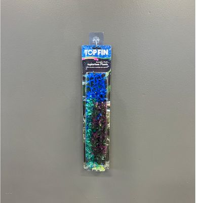LG 3PK Plastic Plants Purple/Blue/Green
