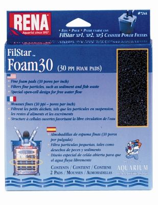 API Filstar Filtration Foam  Aquarium Canister Filter Filtration Pads  2-Count