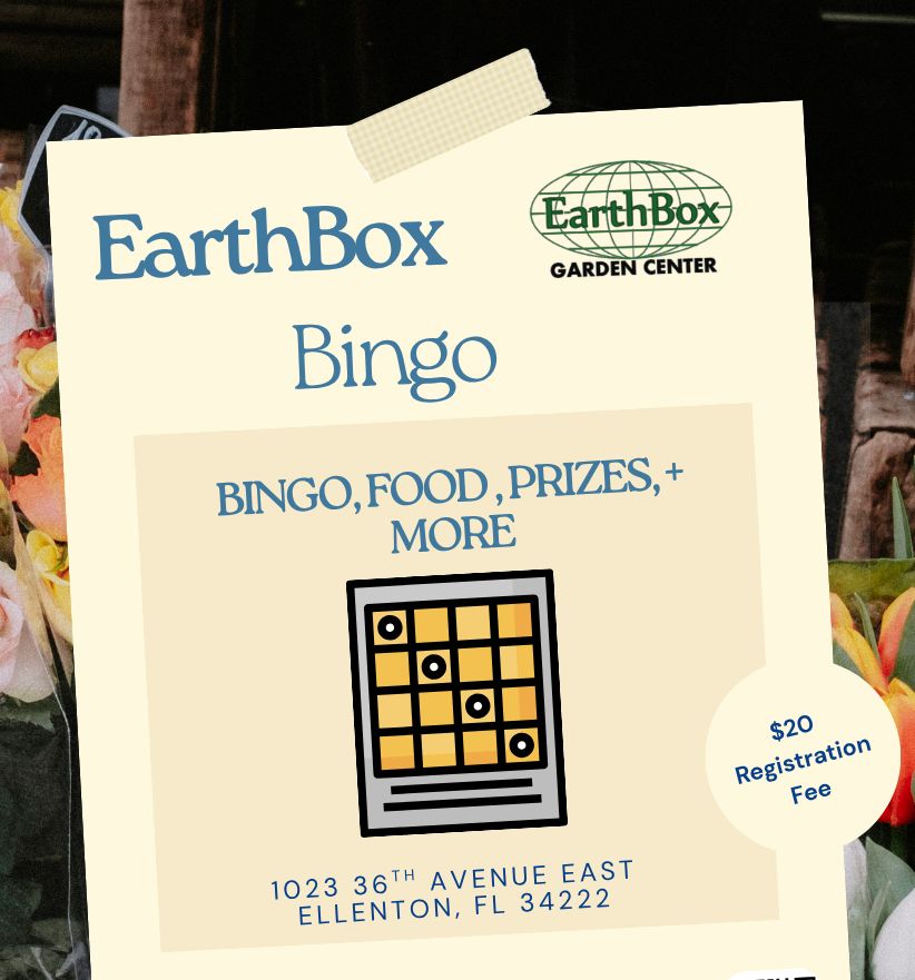 EarthBox Bingo Night